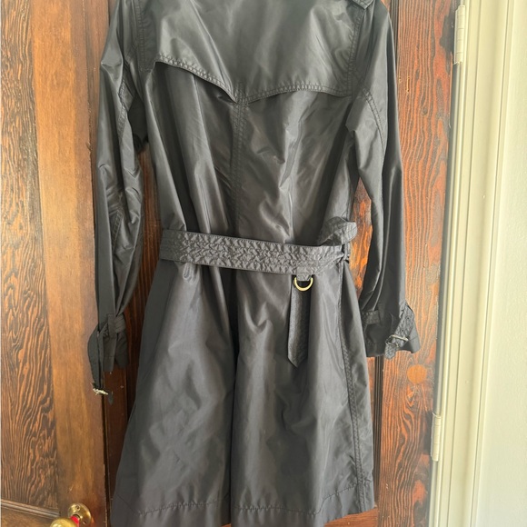 Banana Republic Charcoal Trench Coat / rain jacket ☂️ NWOT - Picture 3 of 4